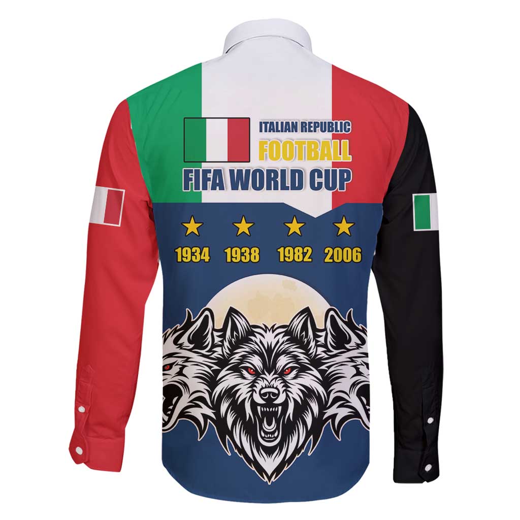 Italian Republic Football Family Matching Off Shoulder Short Dress and Hawaiian Shirt Gli Azzurri History Champion