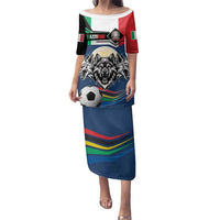 Italian Republic Football Family Matching Puletasi and Hawaiian Shirt Gli Azzurri History Champion