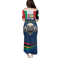 Italian Republic Football Family Matching Puletasi and Hawaiian Shirt Gli Azzurri History Champion