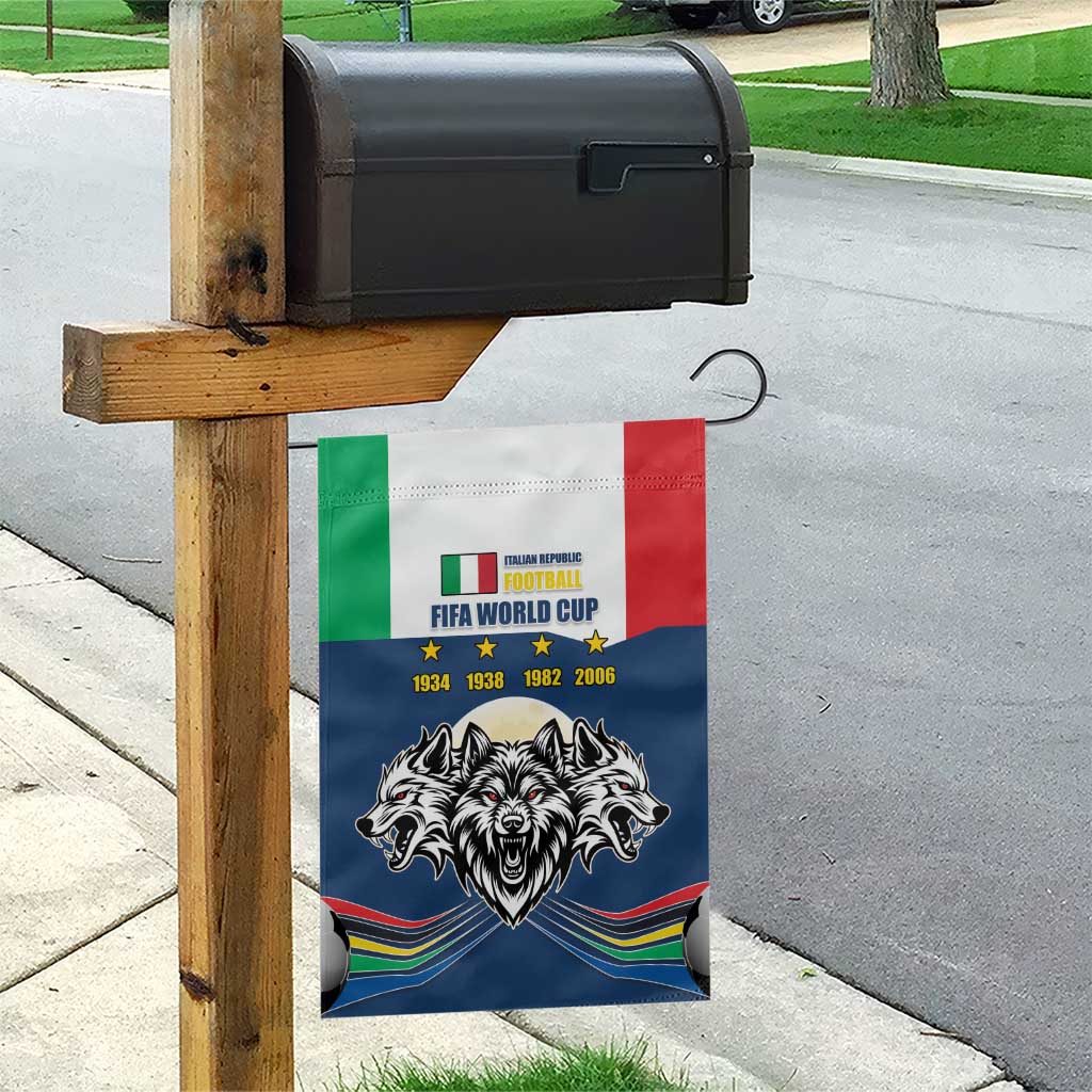 Italian Republic Football Garden Flag Gli Azzurri History Champion
