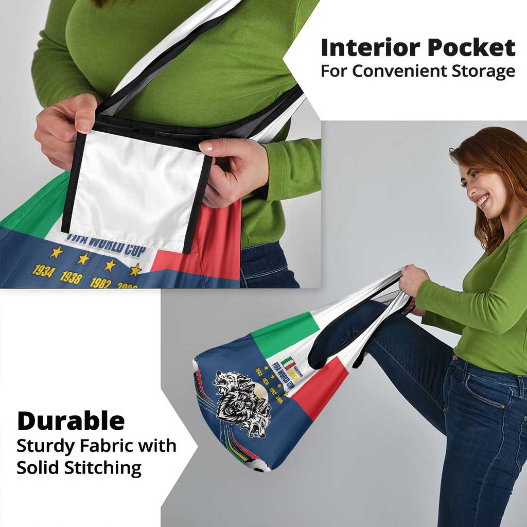 Italian Republic Football Grocery Bag Gli Azzurri History Champion