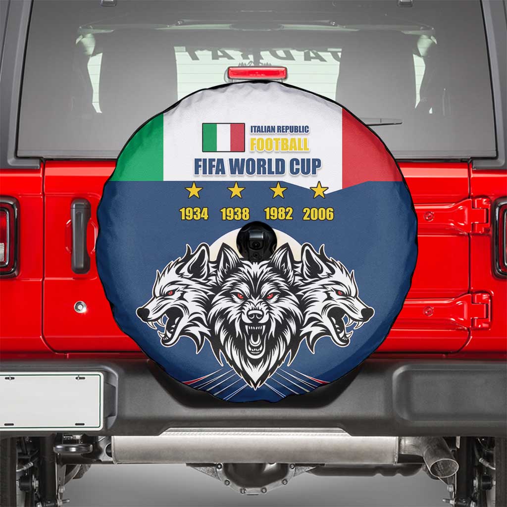 Italian Republic Football Spare Tire Cover Gli Azzurri History Champion