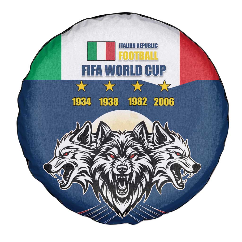 Italian Republic Football Spare Tire Cover Gli Azzurri History Champion