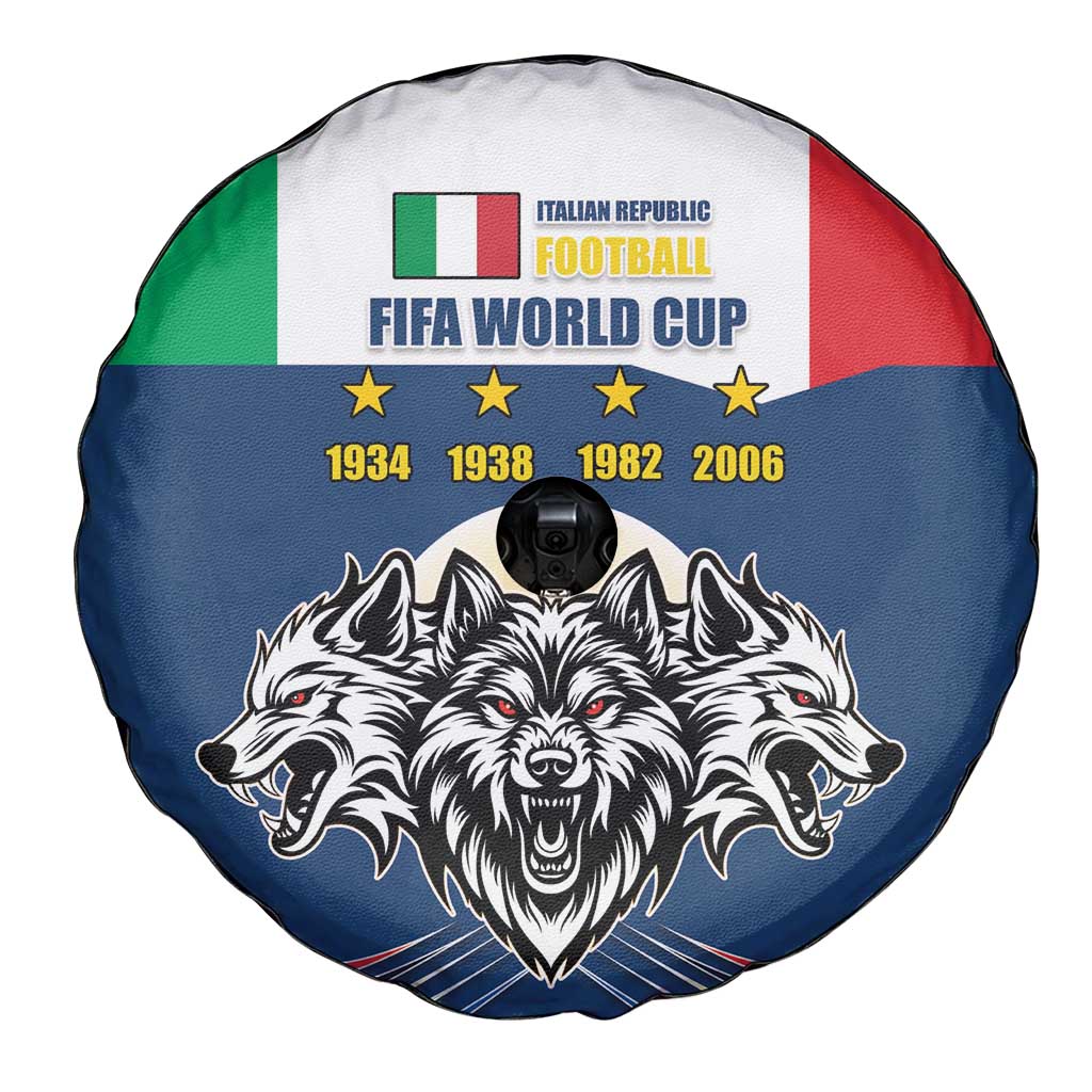Italian Republic Football Spare Tire Cover Gli Azzurri History Champion