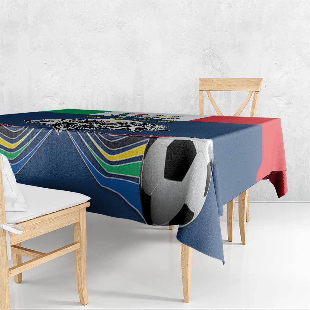 Italian Republic Football Tablecloth Gli Azzurri History Champion