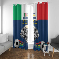 Italian Republic Football Window Curtain Gli Azzurri History Champion