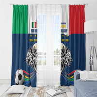 Italian Republic Football Window Curtain Gli Azzurri History Champion
