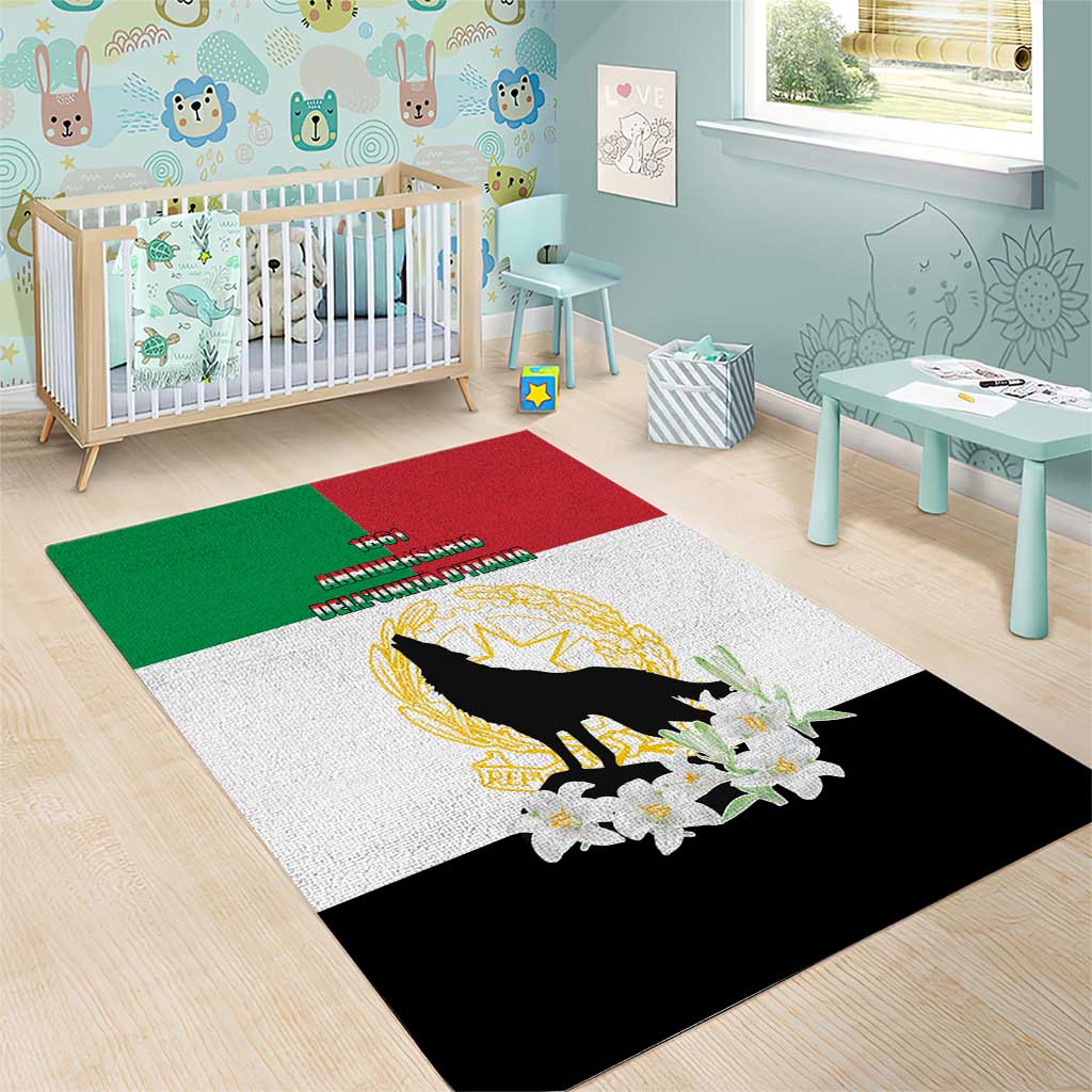 Italian Republic Anniversary of the Unification Area Rug Anniversario dellUnita d'Italia