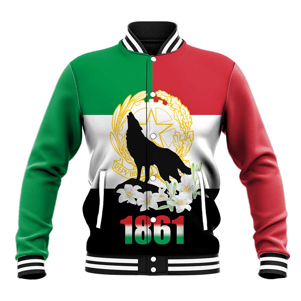 Italian Republic Anniversary of the Unification Baseball Jacket Anniversario dellUnita d'Italia