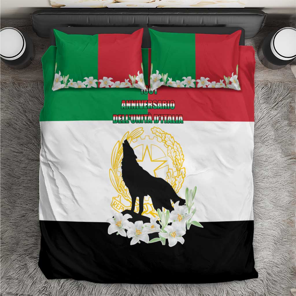 Italian Republic Anniversary of the Unification Bedding Set Anniversario dellUnita d'Italia