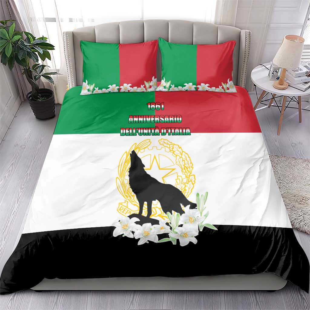 Italian Republic Anniversary of the Unification Bedding Set Anniversario dellUnita d'Italia