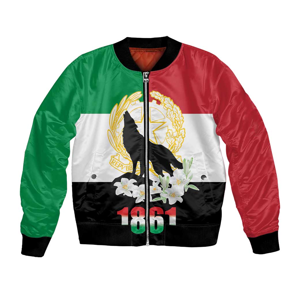 Italian Republic Anniversary of the Unification Bomber Jacket Anniversario dellUnita d'Italia