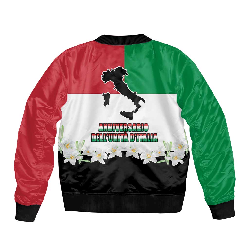 Italian Republic Anniversary of the Unification Bomber Jacket Anniversario dellUnita d'Italia