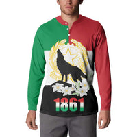 Italian Republic Anniversary of the Unification Button Sweatshirt Anniversario dellUnita d'Italia