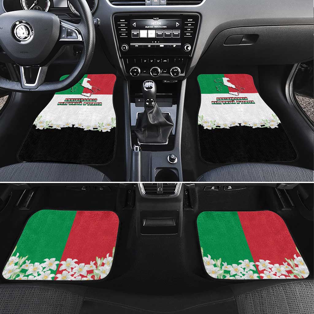 Italian Republic Anniversary of the Unification Car Mats Anniversario dellUnita d'Italia