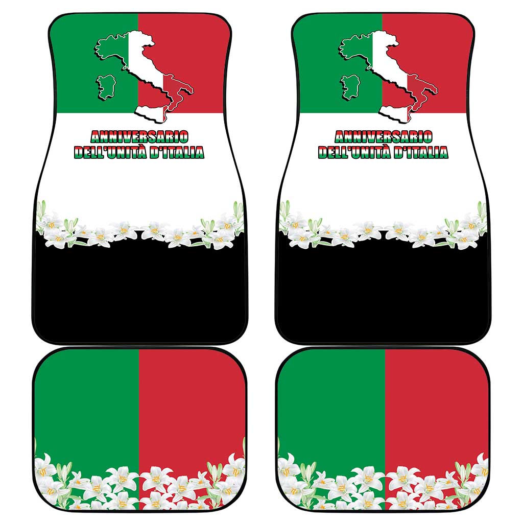 Italian Republic Anniversary of the Unification Car Mats Anniversario dellUnita d'Italia