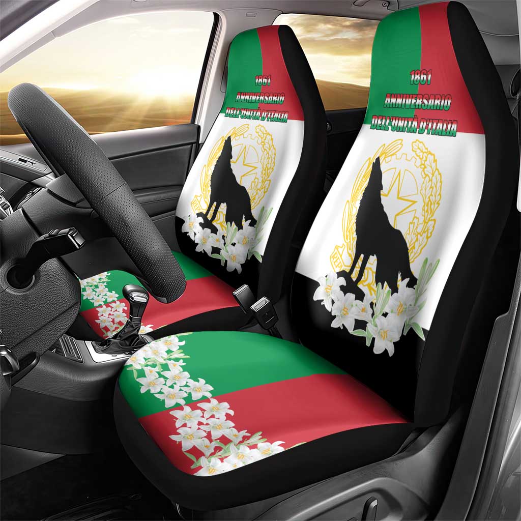 Italian Republic Anniversary of the Unification Car Seat Cover Anniversario dellUnita d'Italia