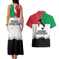 Italian Republic Anniversary of the Unification Couples Matching Tank Maxi Dress and Hawaiian Shirt Anniversario dellUnita d'Italia