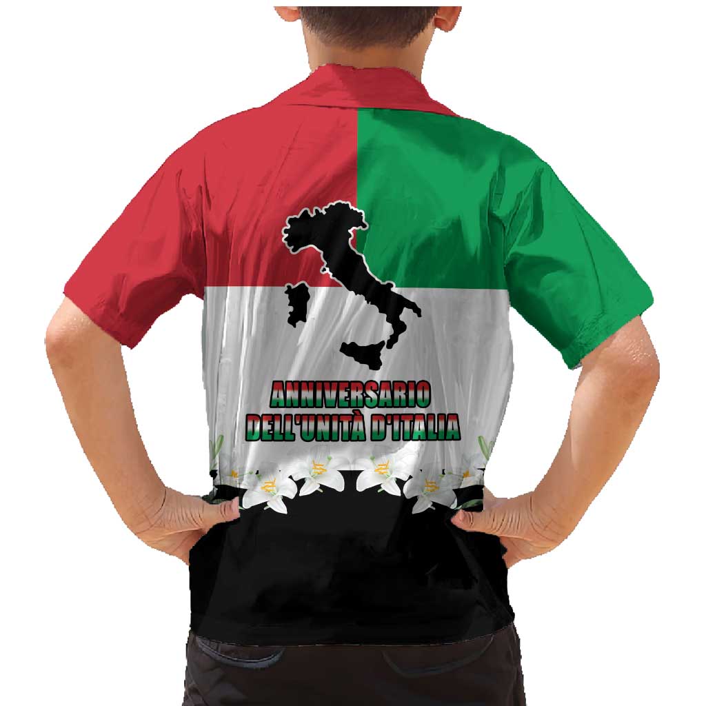 Italian Republic Anniversary of the Unification Family Matching Mermaid Dress and Hawaiian Shirt Anniversario dellUnita d'Italia