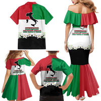 Italian Republic Anniversary of the Unification Family Matching Mermaid Dress and Hawaiian Shirt Anniversario dellUnita d'Italia