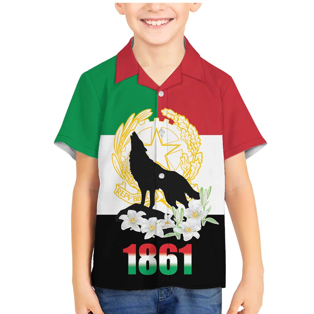 Italian Republic Anniversary of the Unification Family Matching Mermaid Dress and Hawaiian Shirt Anniversario dellUnita d'Italia