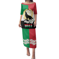 Italian Republic Anniversary of the Unification Family Matching Puletasi and Hawaiian Shirt Anniversario dellUnita d'Italia