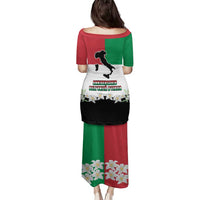 Italian Republic Anniversary of the Unification Family Matching Puletasi and Hawaiian Shirt Anniversario dellUnita d'Italia