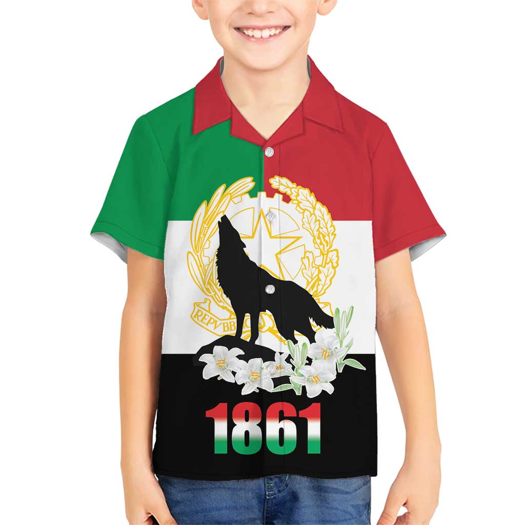 Italian Republic Anniversary of the Unification Family Matching Tank Maxi Dress and Hawaiian Shirt Anniversario dellUnita d'Italia