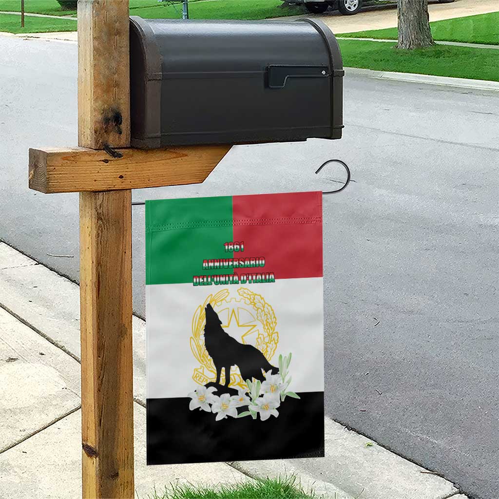 Italian Republic Anniversary of the Unification Garden Flag Anniversario dellUnita d'Italia