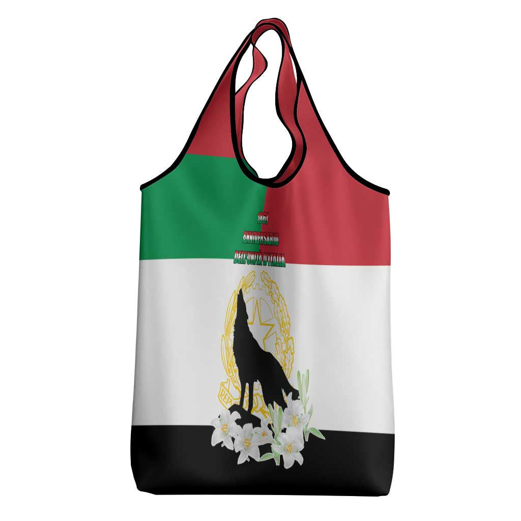 Italian Republic Anniversary of the Unification Grocery Bag Anniversario dellUnita d'Italia
