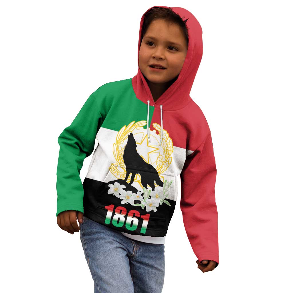 Italian Republic Anniversary of the Unification Kid Hoodie Anniversario dellUnita d'Italia