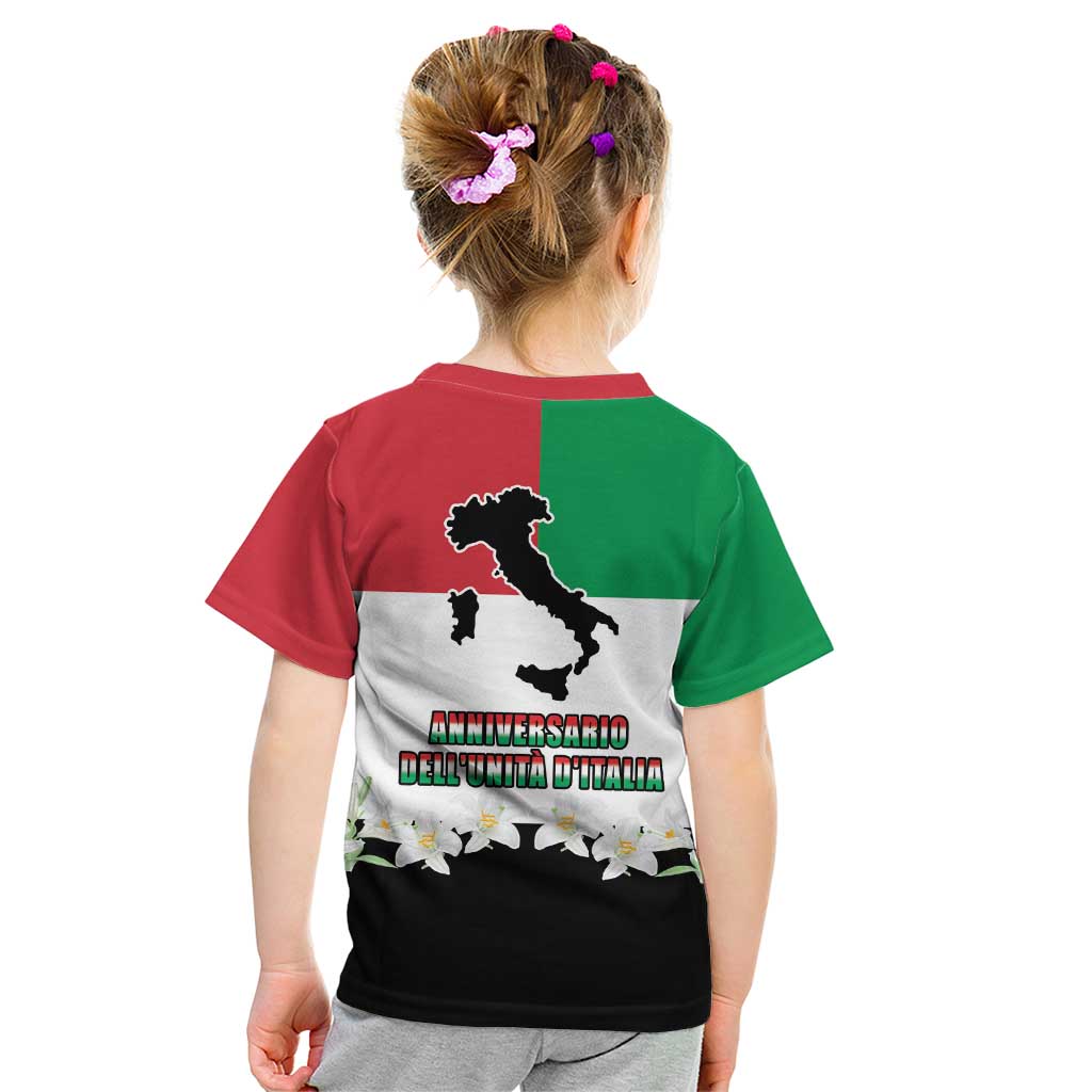 Italian Republic Anniversary of the Unification Kid T Shirt Anniversario dellUnita d'Italia