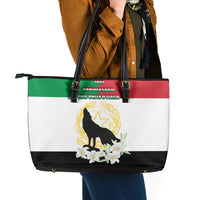 Italian Republic Anniversary of the Unification Leather Tote Bag Anniversario dellUnita d'Italia