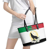 Italian Republic Anniversary of the Unification Leather Tote Bag Anniversario dellUnita d'Italia