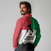 Italian Republic Anniversary of the Unification Long Sleeve Polo Shirt Anniversario dellUnita d'Italia