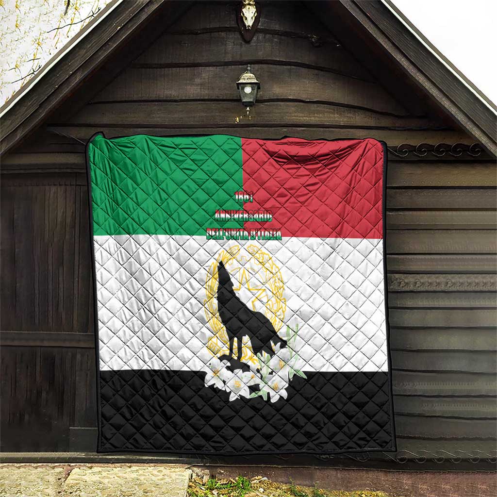 Italian Republic Anniversary of the Unification Quilt Anniversario dellUnita d'Italia