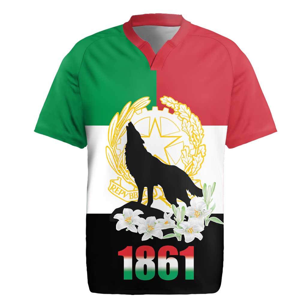 Italian Republic Anniversary of the Unification Rugby Jersey Anniversario dellUnita d'Italia