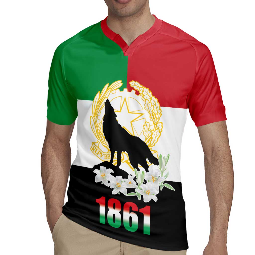 Italian Republic Anniversary of the Unification Rugby Jersey Anniversario dellUnita d'Italia