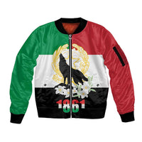 Italian Republic Anniversary of the Unification Sleeve Zip Bomber Jacket Anniversario dellUnita d'Italia