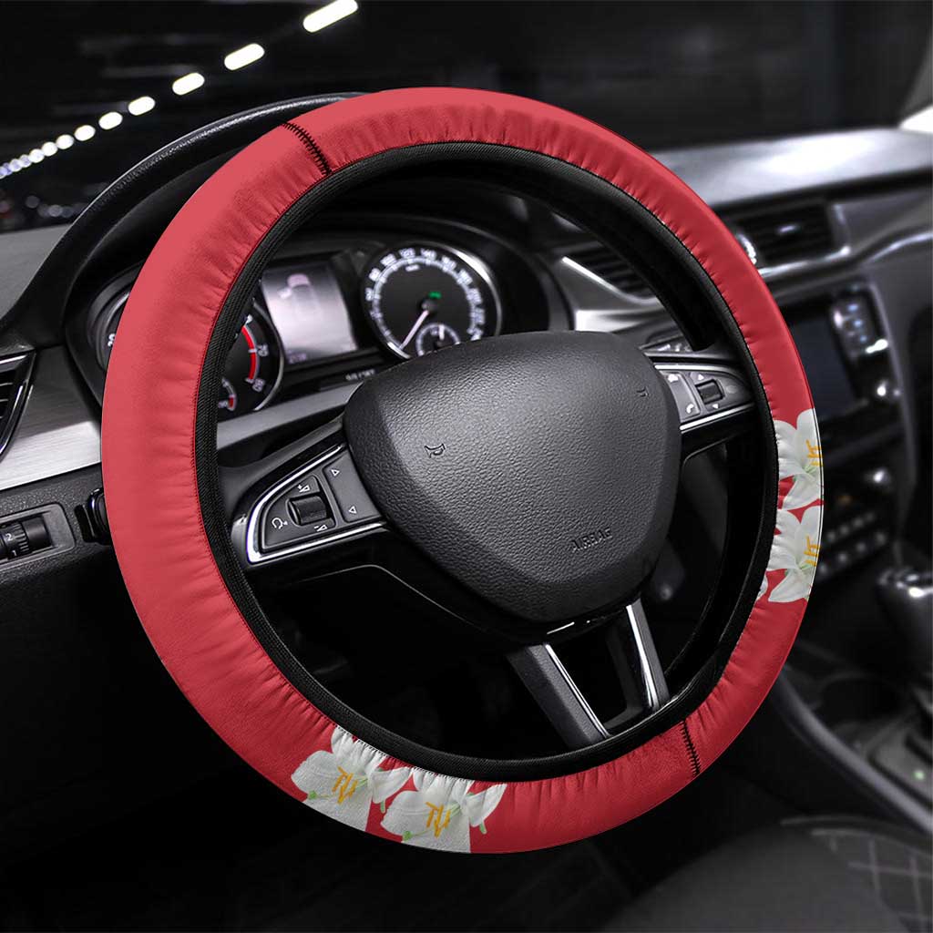 Italian Republic Anniversary of the Unification Steering Wheel Cover Anniversario dellUnita d'Italia