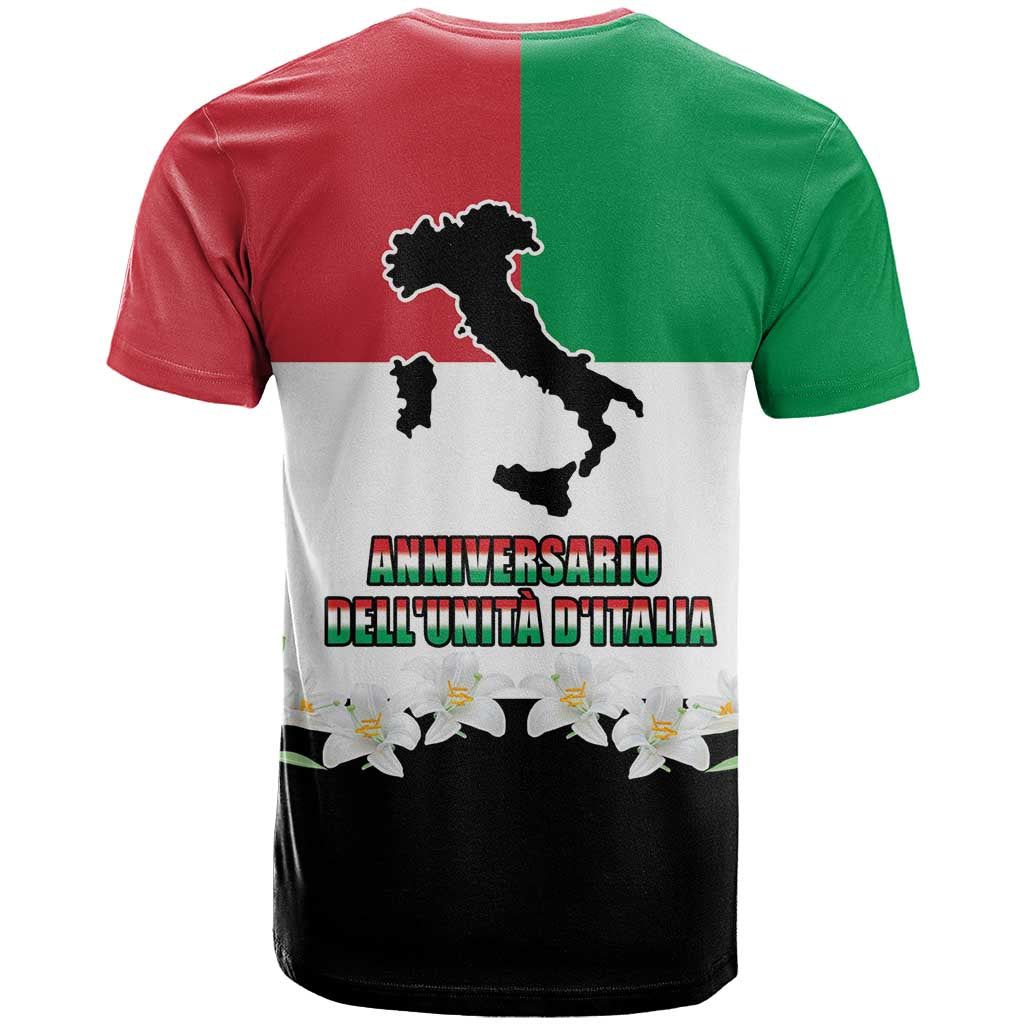 Italian Republic Anniversary of the Unification T Shirt Anniversario dellUnita d'Italia