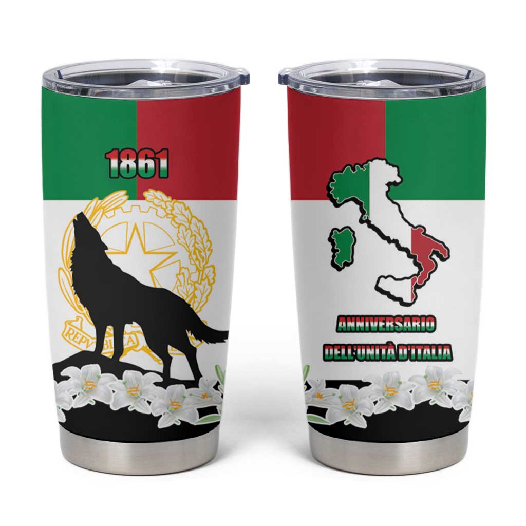 Italian Republic Anniversary of the Unification Tumbler Cup Anniversario dellUnita d'Italia