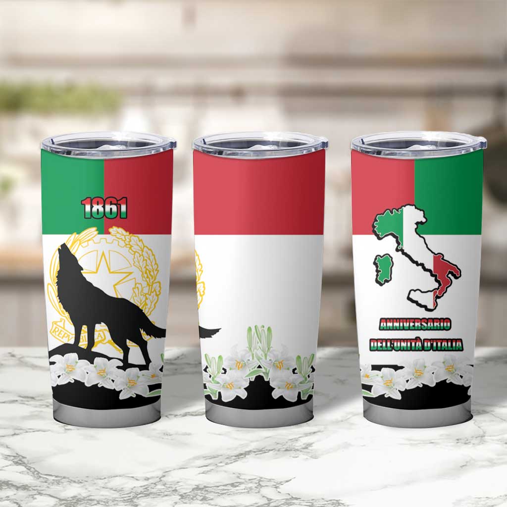 Italian Republic Anniversary of the Unification Tumbler Cup Anniversario dellUnita d'Italia