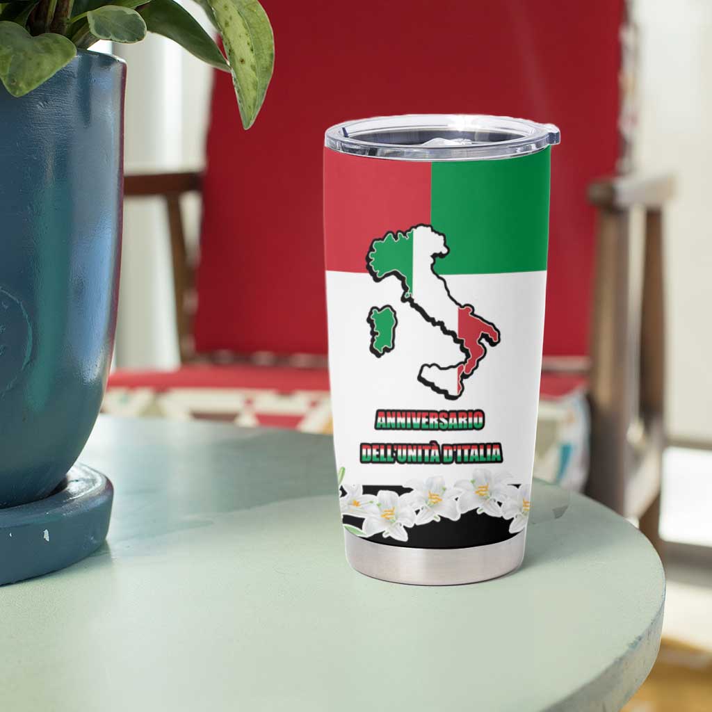 Italian Republic Anniversary of the Unification Tumbler Cup Anniversario dellUnita d'Italia