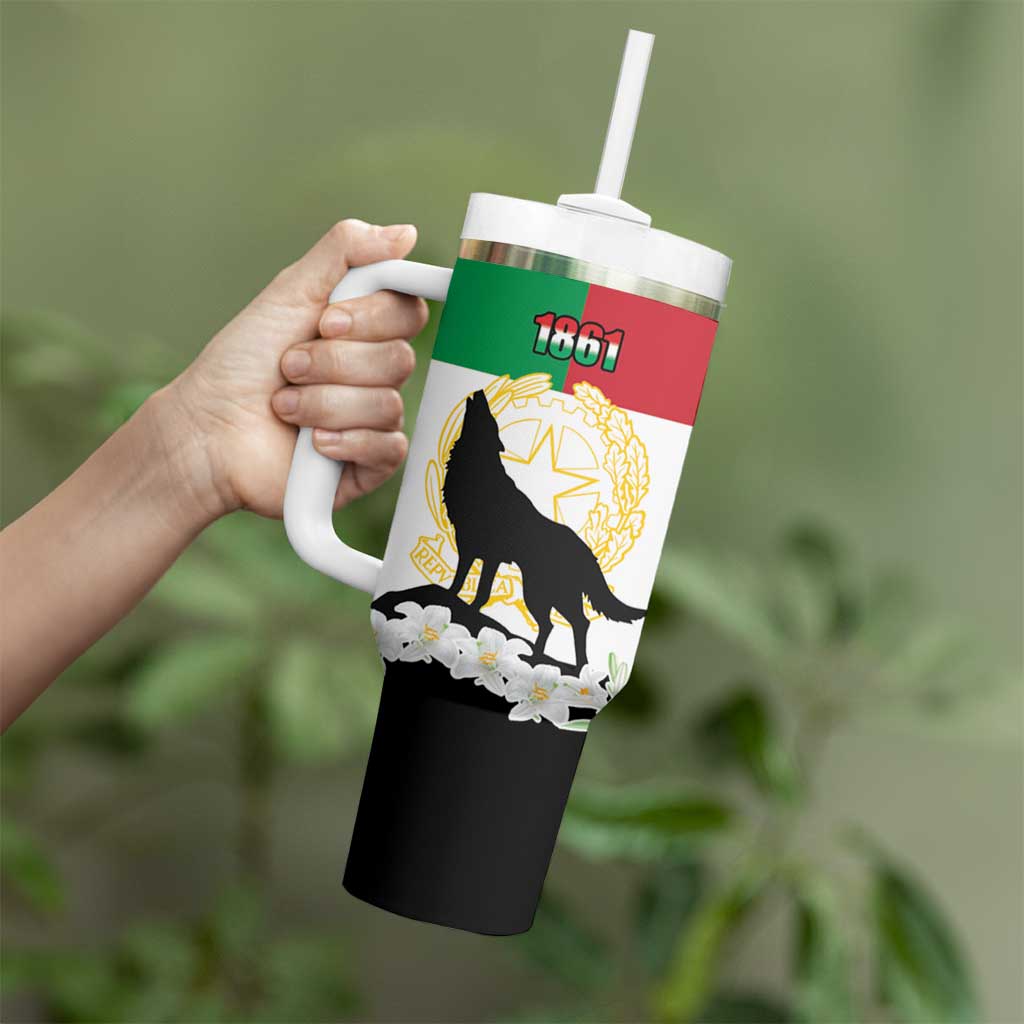 Italian Republic Anniversary of the Unification Tumbler With Handle Anniversario dellUnita d'Italia