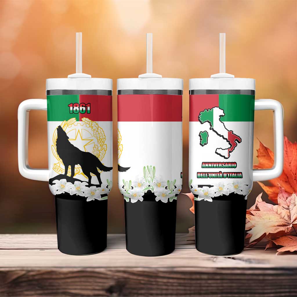 Italian Republic Anniversary of the Unification Tumbler With Handle Anniversario dellUnita d'Italia