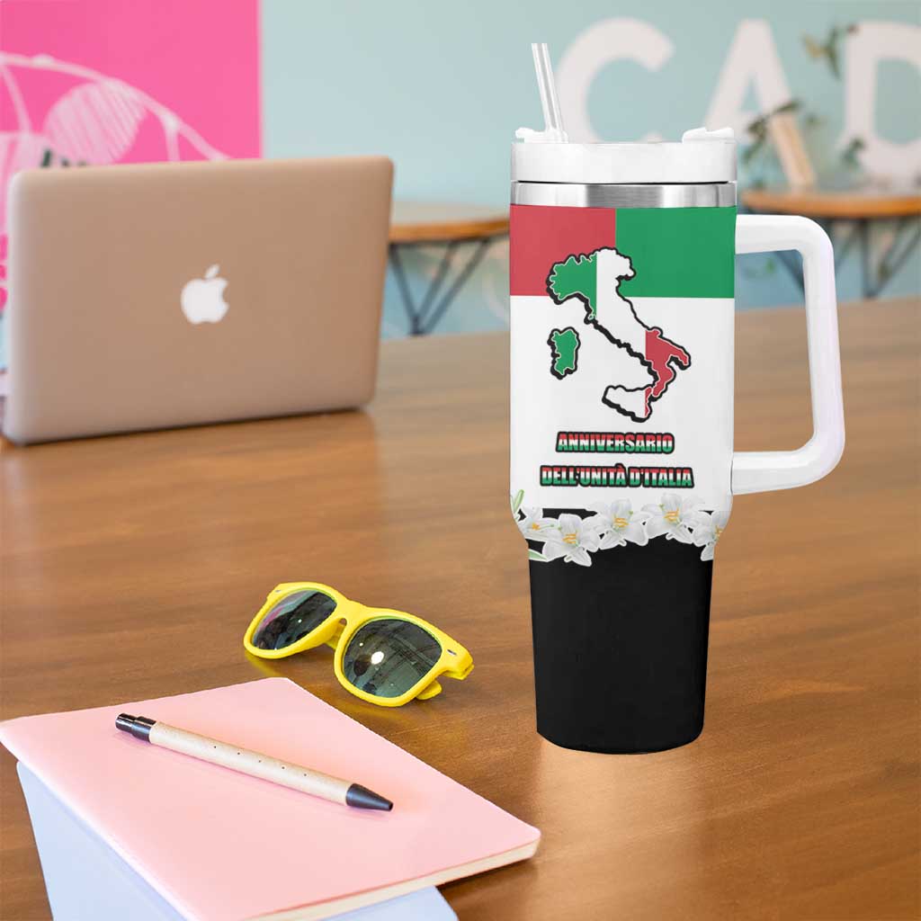 Italian Republic Anniversary of the Unification Tumbler With Handle Anniversario dellUnita d'Italia