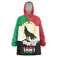 Italian Republic Anniversary of the Unification Wearable Blanket Hoodie Anniversario dellUnita d'Italia