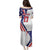 Custom United States Ice Hockey Go Champions Family Matching Puletasi and Hawaiian Shirt Team USA Eagle Mascot Style