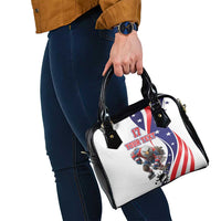 Custom United States Ice Hockey Go Champions Shoulder Handbag Team USA Eagle Mascot Style